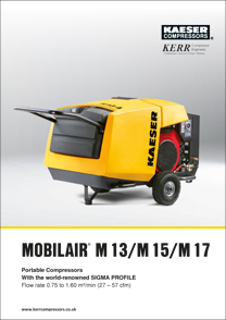 M13 / M17 MOBILAIR Portable Compressors brochure cover