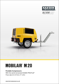 M20 MOBILAIR Portable Compressors brochure cover