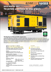 M500-2 oil-free MOBILAIR brochure cover