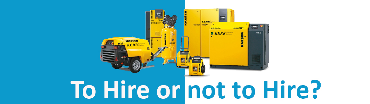 When Air Compressor Hire Might be the Right Solution