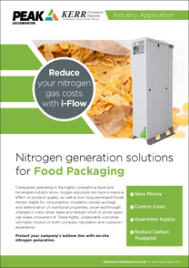 KERR - PEAK Gas Generation i-Flow Nitrogen Solutions for Food Packaging