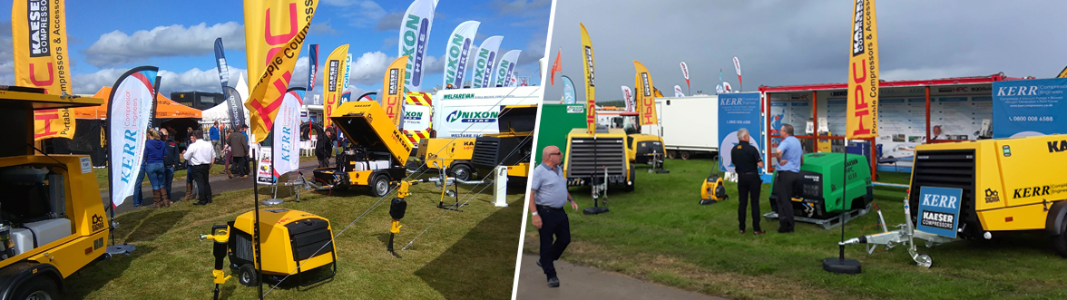 Kerr Compressor stands at the Black Isle Show