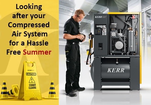 Looking after your compressed air system in Summer