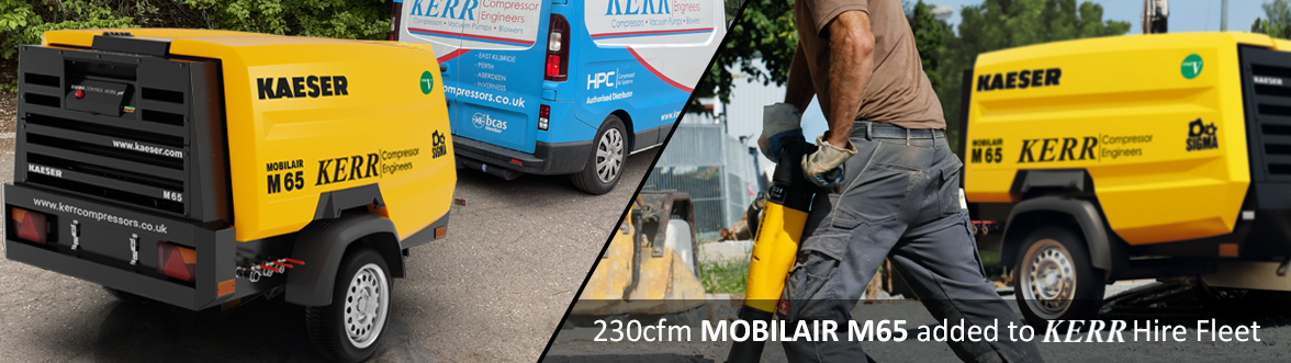 Compressor Hire - New MOBILAIR M65 Powerhouse Added to Kerr Hire Solutions Fleet