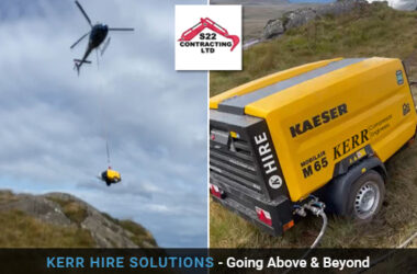 Kerr & S22 Contracting Portable Hire Compressor Case Study