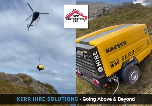 Kerr & S22 Contracting Portable Hire Compressor Case Study