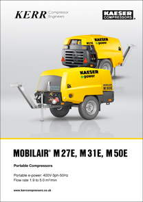 e-power KAESER MOBILAIR Portable Compressors brochure cover