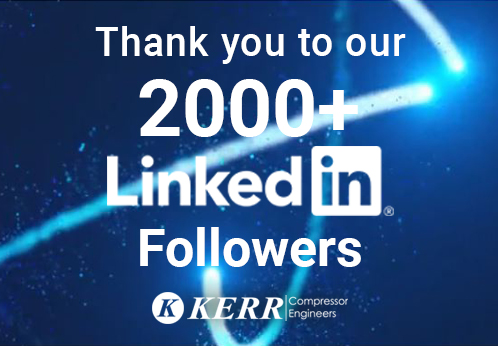 2000+ Followers on LinkedIn for Kerr Compressors