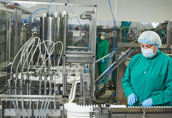 Pharmaceutical Industry - manufacturing production line